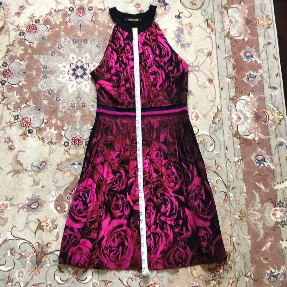 Roberto Cavalli Graphic Rose Dress - Picture 10 of 13